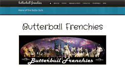 Desktop Screenshot of butterballfrenchies.com